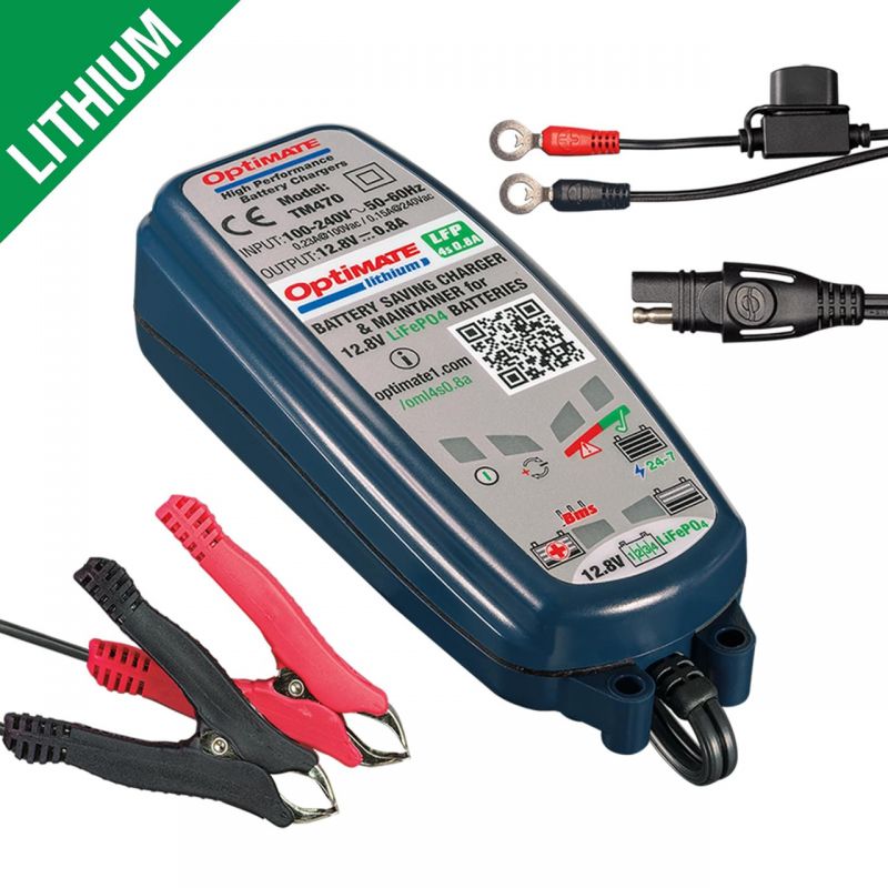 OptiMate Lithium 0.8A Battery Charger