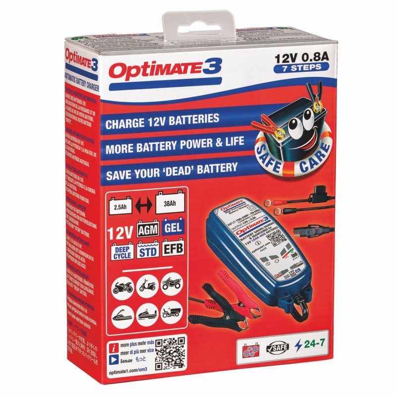 Optimate 3 12v Battery Charger/Optimiser