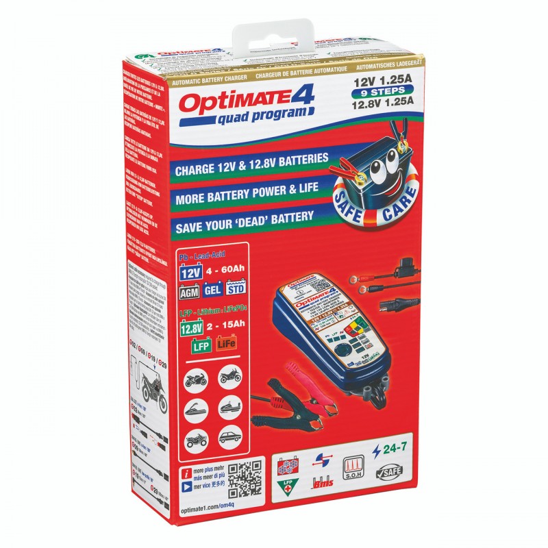 Optimate 4 12v Quad Program Charger