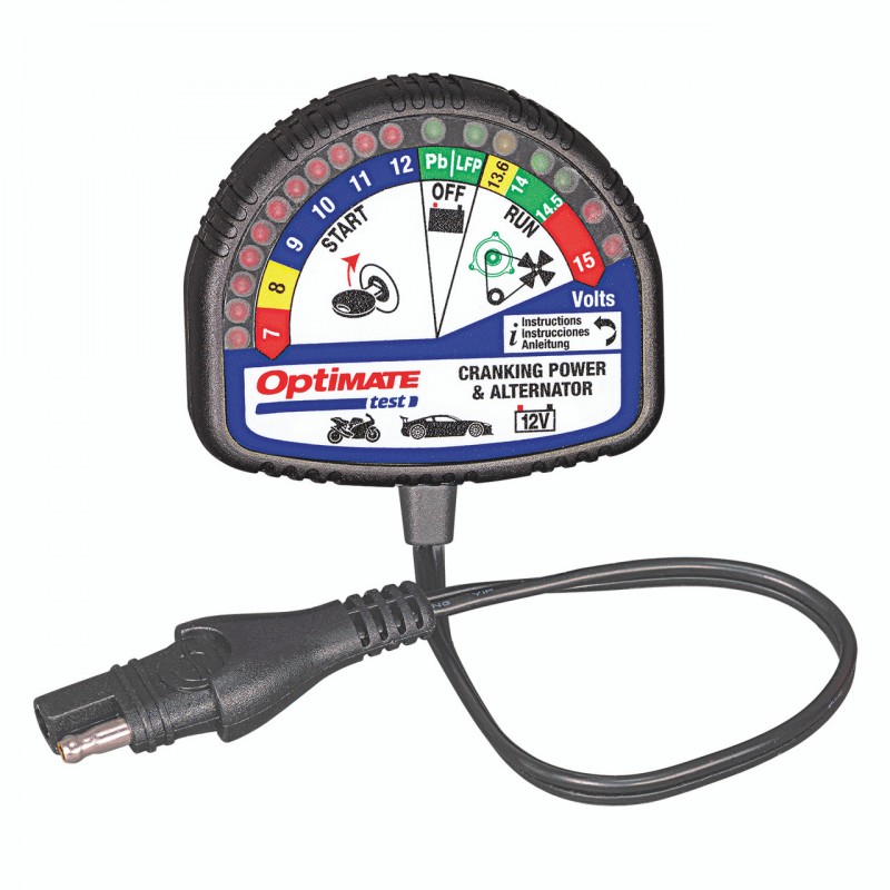 Optimate Test battery monitor and tester